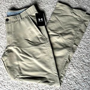 *NWT* Men’s Under Armour Golf Pants 32X30 Khaki